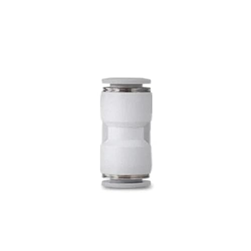 Connecteurs de raccords de tuyaux pneumatiques droits en PU blanc 12mm