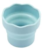 Folding Washing Brush Bucket Multifunctional Wash Pen Barrel & Paint Brush Washer Watercolor and Acrylic Paints. Color Blue