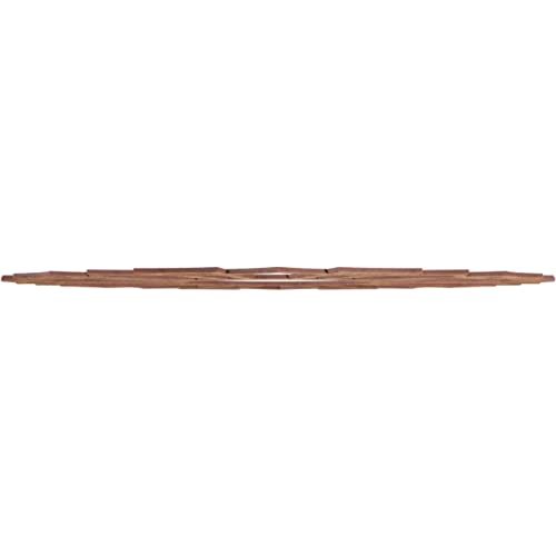 Image of Ekena Millwork 30 inchOD x 10 1 /2 inchID x 3 /8 inchT Augustus Wood Fretwork Pierced Ceiling Medallion, Walnut
