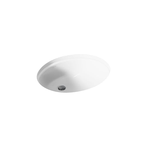 Kohler K-2210-N-0 1-Bowl Undermount Bath Sink w/Sealed Overflow White