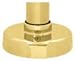 C.R. LAURENCE HR20XPB CRL Polished Brass Steel Flange and Canopy for 2" Tubing