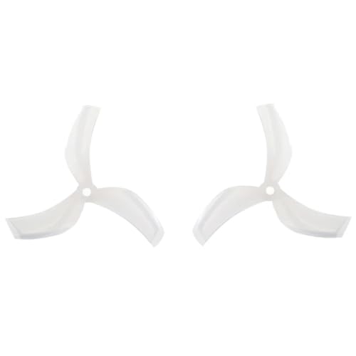 Hélices de 3 aspas de 90mm con acabado Milk White de alta resistencia estructural