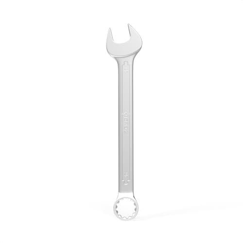 Image of Groz Combination Spanner 25 mm, Length 282 mm | DIN 3113 Standards | Chrome Vanadium, Matt Satin Chrome Combination Wrench Tool | CSP /DIN /25G