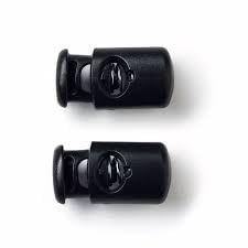 Prym - Prym Black 1-Hole Cord Stopper - 1 Unit, schwarz, 2 Stück - Image 2