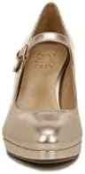 Naturalizer Womens Talissa Mary Jane Pumps,Light Bronze Metallic Leather,8 Wide | Image 1