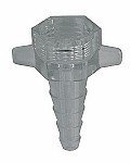 Nipple and Nut: Adaptador Rosqueado D.I.S.S. para Saídas de Oxigênio com Mangueira Ponta-Dente~Cada