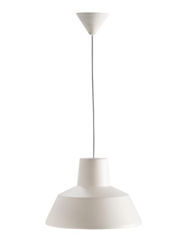 Aucune Lámpara de techo de pvc acabado blanco Flip