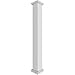 Ekena Millwork CC1008ENPTUTU Craftsman Classic, Square Non-Tapered, Smooth PVC Column Kit, Tuscan Capital & Tuscan Base, 10"W x 8"H
