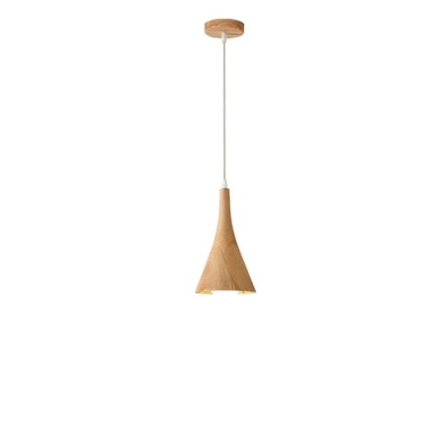 INSTALLAZIONE: dotata di un set completo di accessori per l'installazione. Il corpo della lampada in ferro è stabile, il paralume in legno è leggero e facile da montare, che può essere completato rapidamente con l'ausilio di strumenti convenzionali. Il filo di sospensione regolabile da 150 cm è adatto a tutti i tipi di altezze, non richiede personale professionale, facile da gestire l'installazione.