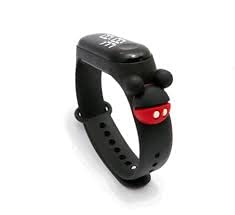 Savoir Digital LED Watch Band Girls and Boys Watch (Black) Cute Kids Cartoon Watch