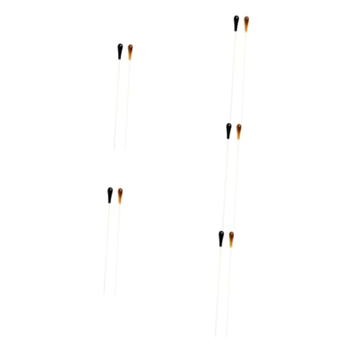 Levemolo 5sets Professional Music Tenor Sticks for Conductors Lightweight Resin 2pcs*5