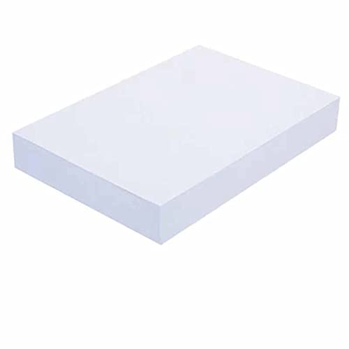 OEBUAFI Papel para Impresora A4, 100 Hojas, 80 g/m², Blanco Brillante, Doble Cara, Superficie Lisa, Grueso, Ideal para Imprimir Documentos y Trabajos escolares. (A4)