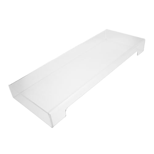 HONMEET Cubierta Protectora para Teclado Acrílico Transparente Resistente al Agua Funda Duradera para Teclado Doméstico Mediano Fácil de Instalar y Limpiar