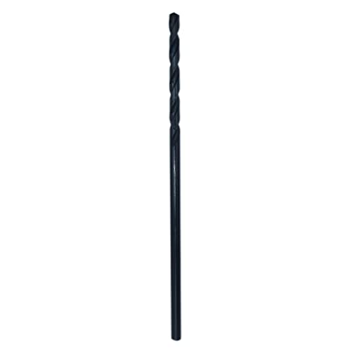 3/16-Inch X 6-Inch Aircraft Extension Black Oxide Drill Bit, Premium M2 High Speed Steel, Extra Length, For Metal, Plastic, Wood #TOP1