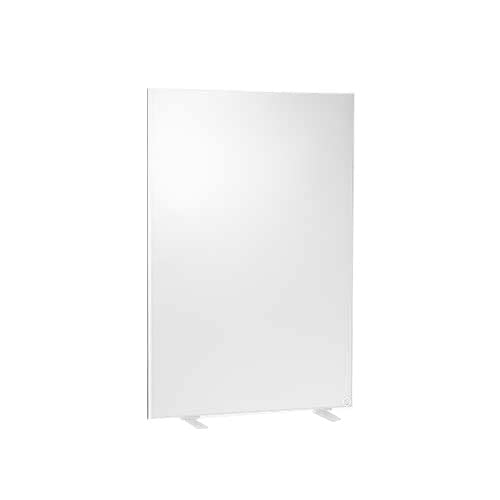 XIMAX Ogrzewanie na podczerwień z nóżkami, mobilne ogrzewanie postojowe, panel aluminiowy, 300 x 900 x 25 mm, rama 300 W, biała