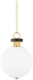 Corbett Lighting 395-13-VB Haru 1 Light 14 inch Vintage Brass Pendant Ceiling Light
