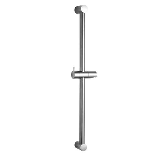 OFFO Shower Riser Rail, 82cm Segmented Wall Mounted Rail, Adjustable Distance 50-81cm With Handheld Head Holder Replacement, Chrome