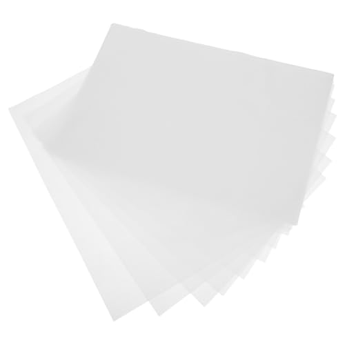 Garneck Película Adhesiva Termofusible de Tpu para Telas, Entretela Termoadhesiva a Presión, Resistente al Calor y Fácil de Aplicar para Proyectos de Pegamento en Tela, Pack de 20 Piezas