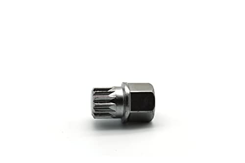 Image of TEMO Abc3 /14Pt Wheel Lock Lugnut Anti-Theft Lug Nut Screw Removal Key Socket S3057 for Vw Audi