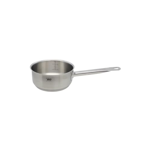 Elo 2431626 Casserole inox 16 cm, casserole induction inox, casserole tous feux, casserole de cuisine, Acier inoxydable, 16 x 7 cm, Gris 4