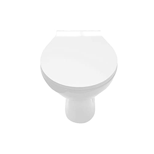 Toilette Abfluss Boden Stand-WC + Aufputzspülkasten + SoftClose Deckel – Bild 4