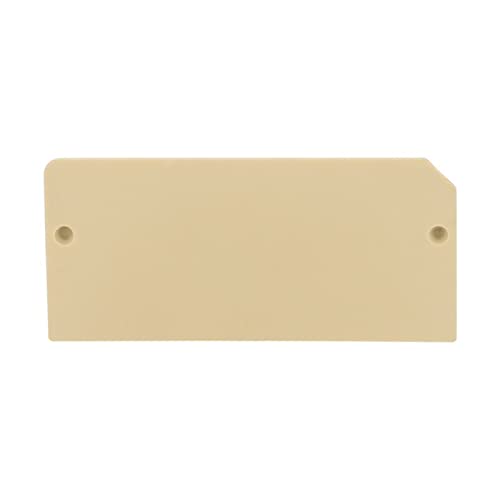 Placa de barrera final AP ASK1 para evitar cortocircuitos en bornes de carril DIN, 10 uds. 2