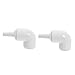 BESPORTBLE 2 Pezzi Attrezzature per La Coltivazione di Ortaggi Raccordi Riutilizzabili Connettore del Idroponico Adattatore per Acqua Connettori di Giunzione Bianca PVC immagine