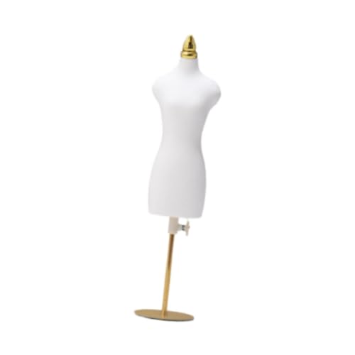 Mini-modèle de couturière en matériaux durables avec présentoir à robes haute finition