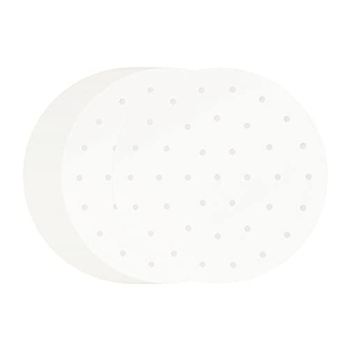 100 PCS Bamboo Steamer Liner, 10