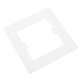 Angoily Couvercle de Finition Électrique Blanc Type Plaque Murale Décorative Légère Pr...