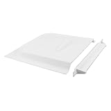 ERINGOGO Rv -türschlossschutzabdeckung Türschloss-dekorationsabdeckung Türschlossabdeckung Motorrad -bildschirmtürteile Rv Slider Panel -austausch Türschloss Schutz Wohnmobilanlage Weiß Pp