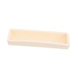 Operitacx Creuset Nacelle pour Four Tubulaire Plateau De Combustion De Laboratoire Porte-...