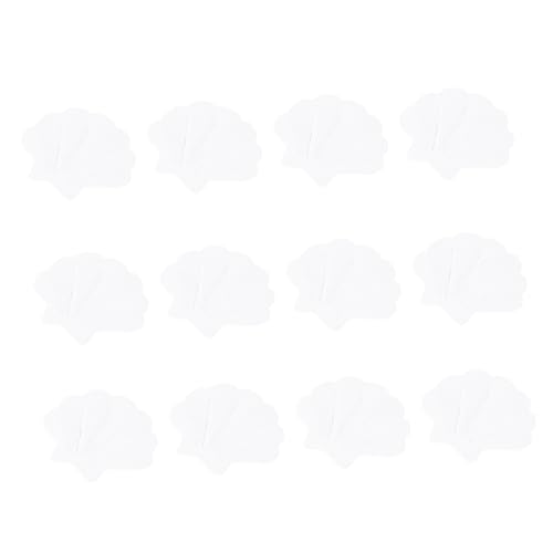 AUTSUPPL 12pcs Non-Slip Stickers Bathroom Bathtub Non Slip Sticker Bathtub Shower Sticker Anti Slip Shower Stickers Seashell Bath Decals Non Shells Ocean Tub Decals Adults Nonslip White