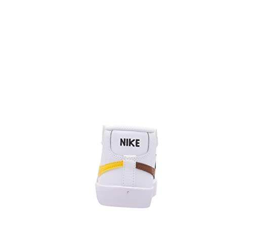 Nike Toddler's Blazer MID '77 White/Vivid Sulfur-Pecan (DA4088 103) - 62