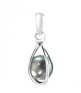 Pendentif perle de Tahiti FARA collier or blanc femme tendance