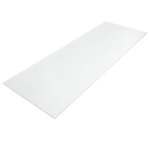 Amylove 1 Pack Polyurethane Foam 1/4 x 24 x 72 High Density Cushion Upholstery Foam Sheet for Seat Replacement DIY Projects Chairs Headboards Sofas Home (White)