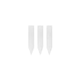 CombiCraft Stichetiketten klein 10x50mm, weiß, je 100 Stück, 1000 Mikron - für jede Baumzucht, Gärtnerei und Gartencenter