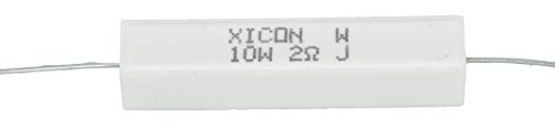 Fils de ciment enroulés céramique 2 Ohm Xicon CR10-2.0-RC résistance 10W lot de 10