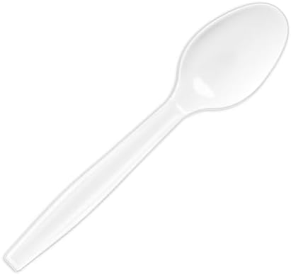 Highmark Full-Sized Plastic Spoons, White, Box Of 1000, 3585490689 image 4