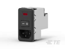 PS0SSDSXB, Power Entry Module EMI/RFI Filtered PL 3 POS 250VAC 10A Switch/Fuse/Voltage Selector ST 1 Port