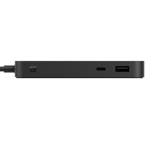 Station d'accueil Microsoft Surface USB4 Dock Noir avec double affichage 4K fluide - 3