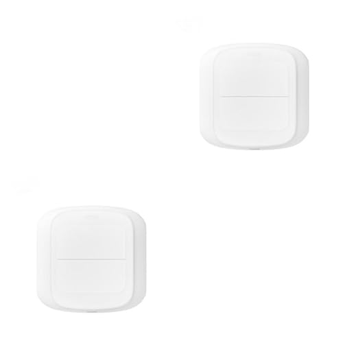 IOIUSKKU 2 Set di Interruttore Wireless Zigbee - Automazione Domestica Intelligente con Interruttore Portatile a Pulsante Interruttore Scena a Pulsante Push Tuya Smart zigbee, zigbee 2Insieme