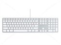 2007 Apple Keyboard avec pavé numérique (QWERTZ Allemand) (Reconditionné)