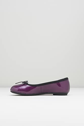 Bloch Girls Cressida Ballet Flat, Purple, 3.5 Big Kid | Image 3