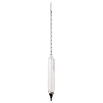 H-B Instrument B61891-3500 Plain-Form Glass Hydrometer, ASTM 126H, 1.050-1.100 Sg/0.001