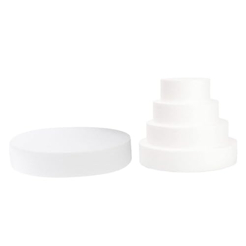 Homoyoyo 5piezas Modelos De Pastel Para Decoración Réplicas Falsas De Pasteles Para Bodas y Cumpleaños Para Práctica De Repostería y Manualidades