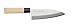 HENDI Coltello Deba, coltello giapponese per sushi, coltello da cucina per pesce, salmone, carne, coltello per sfilettare, disossare, lama: 150mm, lunghezza totale: 275mm, acciaio inox