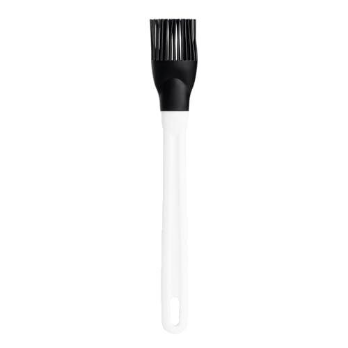 rena germany® Back- und Grillpinsel hitzebeständig bis 240°C – Silikon Küchenpinsel mit Kunststoffgriff, spülmaschinengeeignet, ideal für Backen, Kochen & Grillen