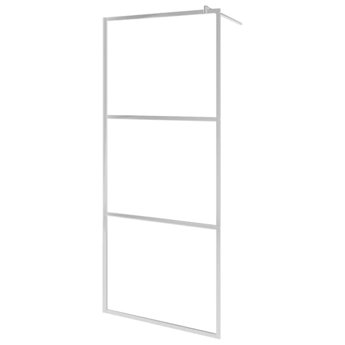 Paroi de douche italienne verre ESG transparent 100x195cm fixe écran douche walk-in