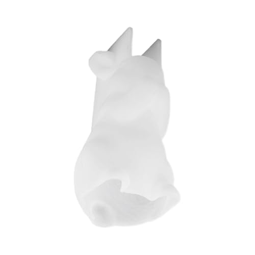 Generisch Molde de fundición de Pascua, forma de conejo de Pascua, molde de silicona para adultos y niños, molde de silicona para fondant, jabón
